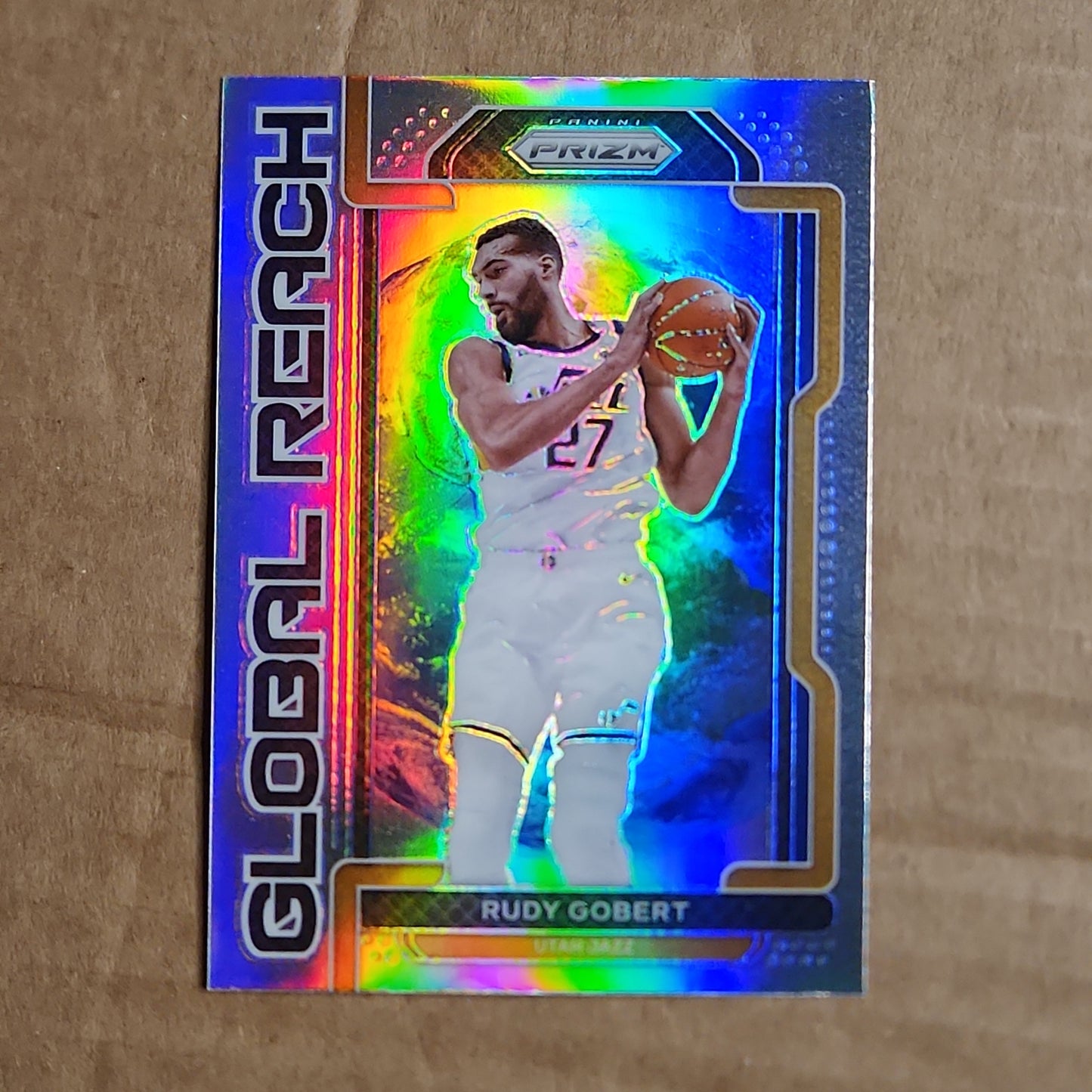 Rudy Gobert Prizm Global Reach Silver