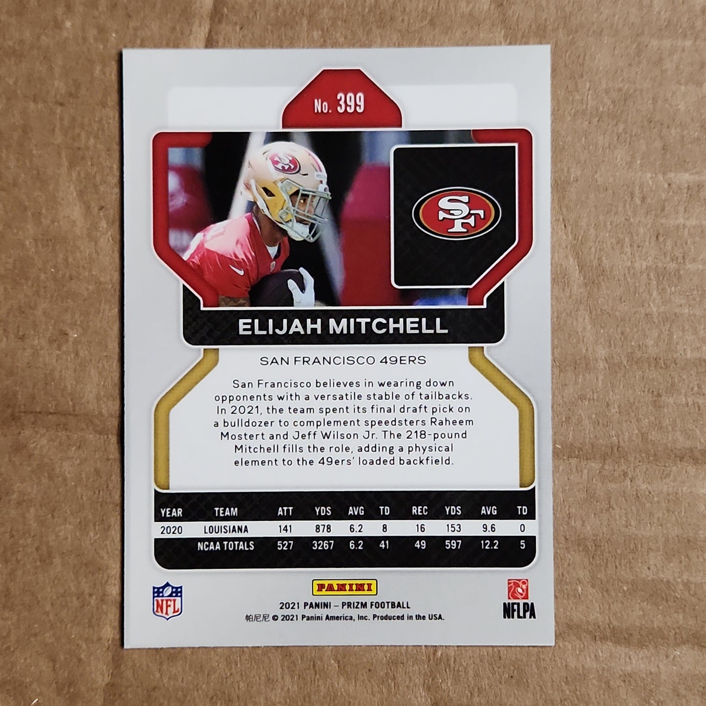 Elijah Mitchell Prizm RC