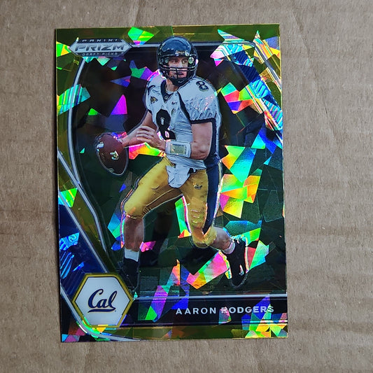 Aaron Rodgers Prizm Gold Cracked Ice