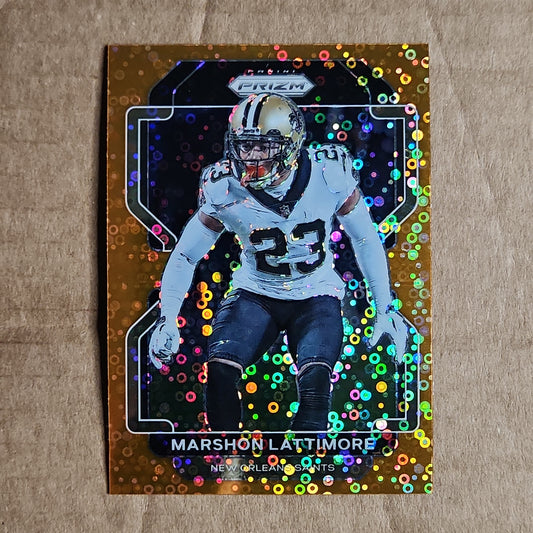 Marshon Lattimore Prizm Orange Disco