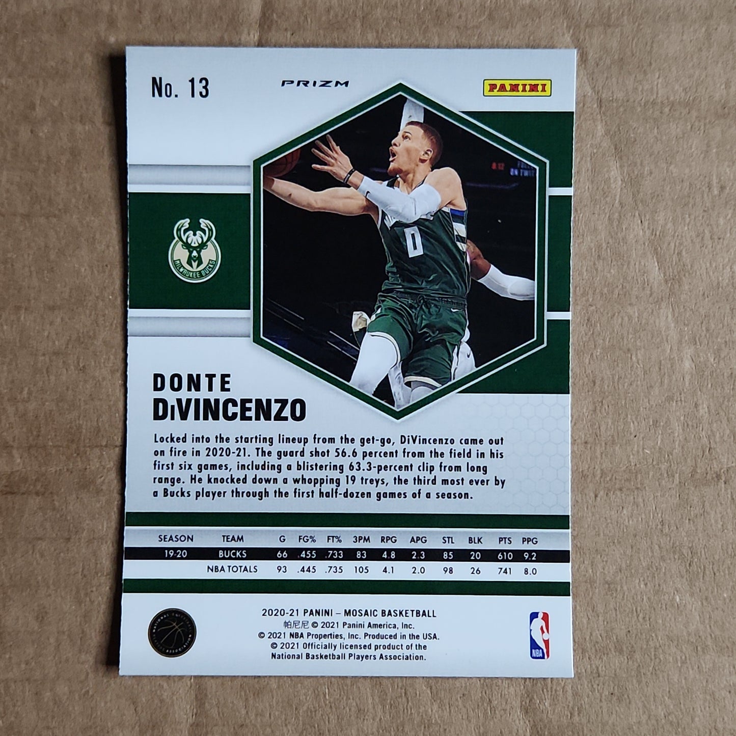 Donte Divincenzo Mosaic Orange Reactive