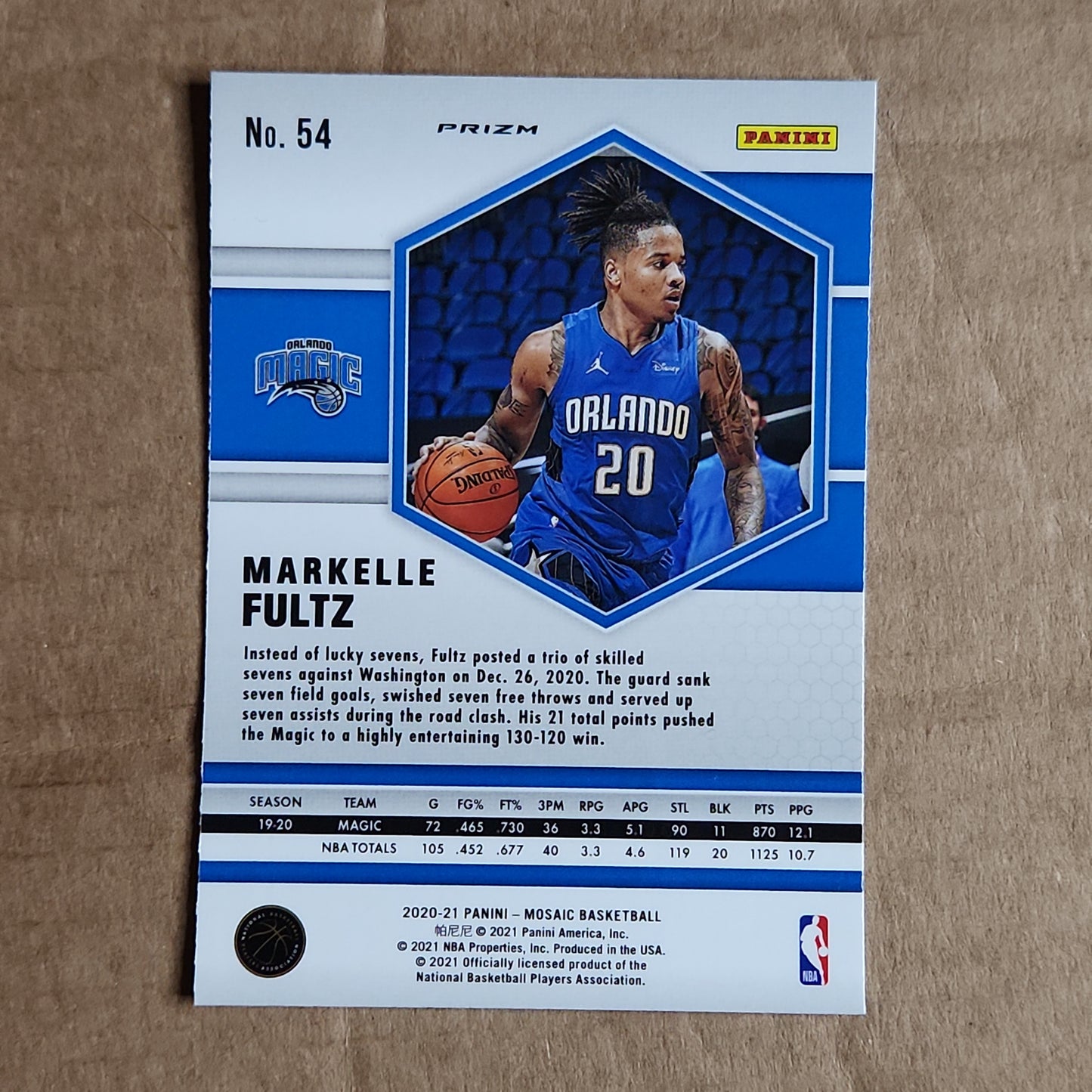 Markelle Fultz Mosaic Orange Reactive