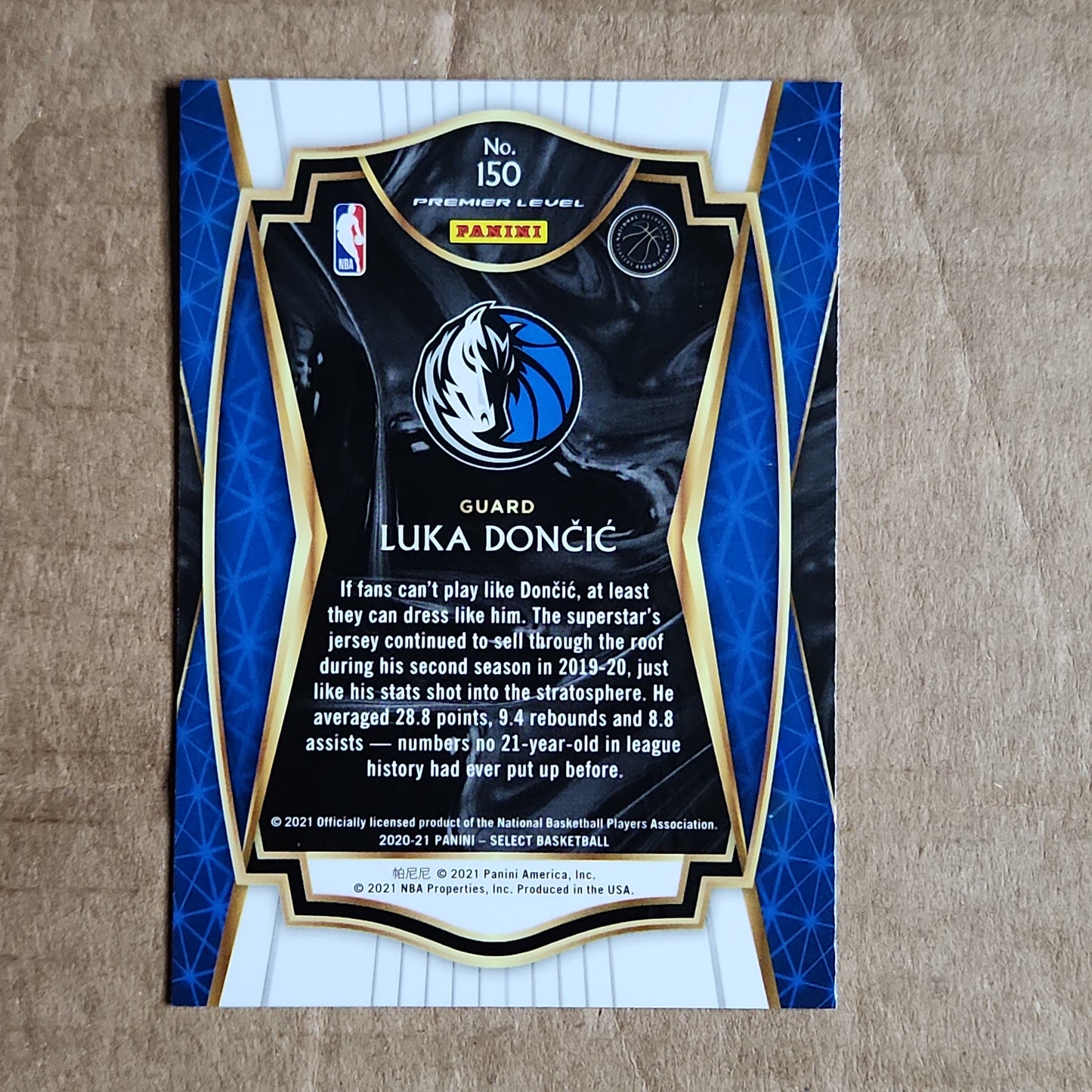 Luka Doncic Select Premier Level