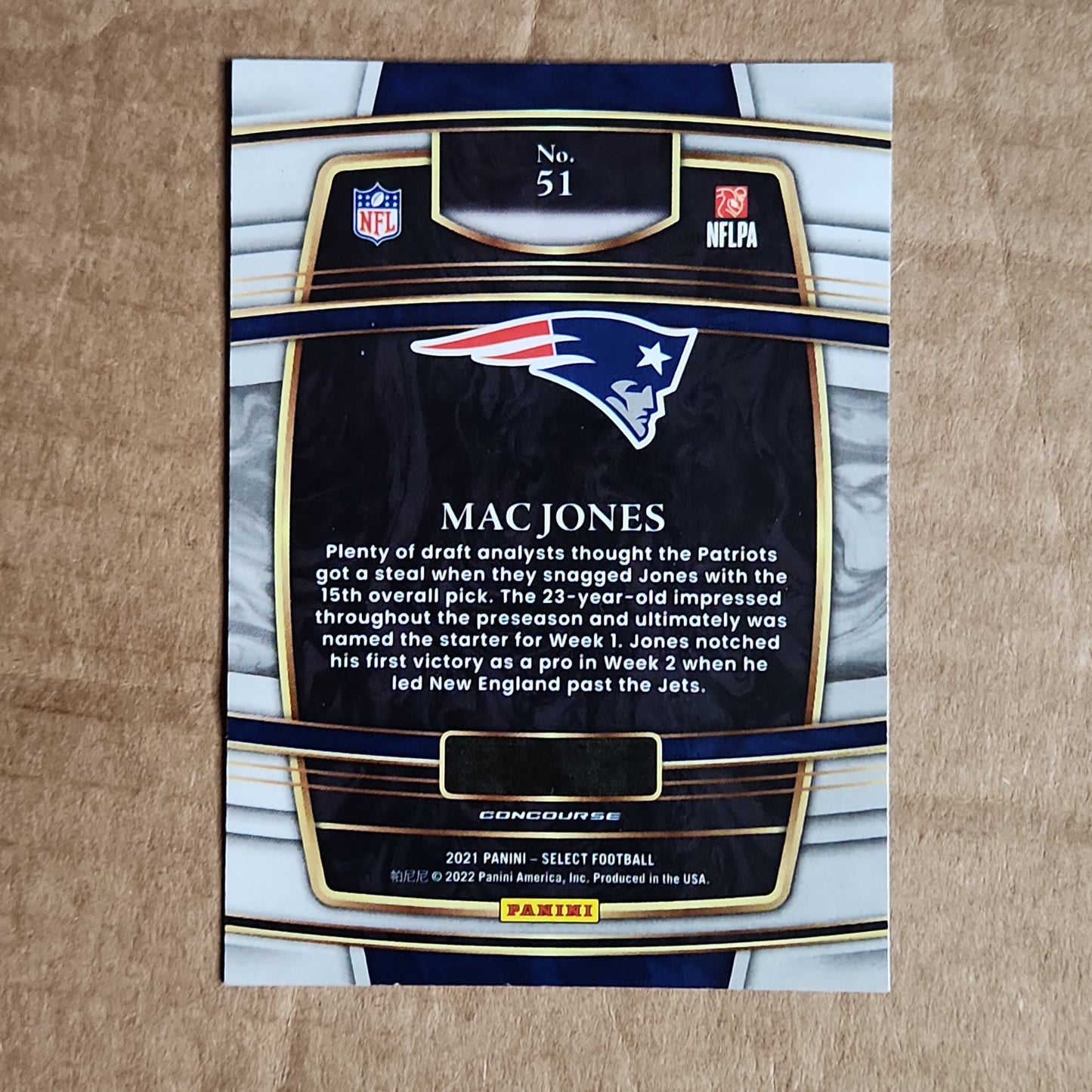 Mac Jones Select RC