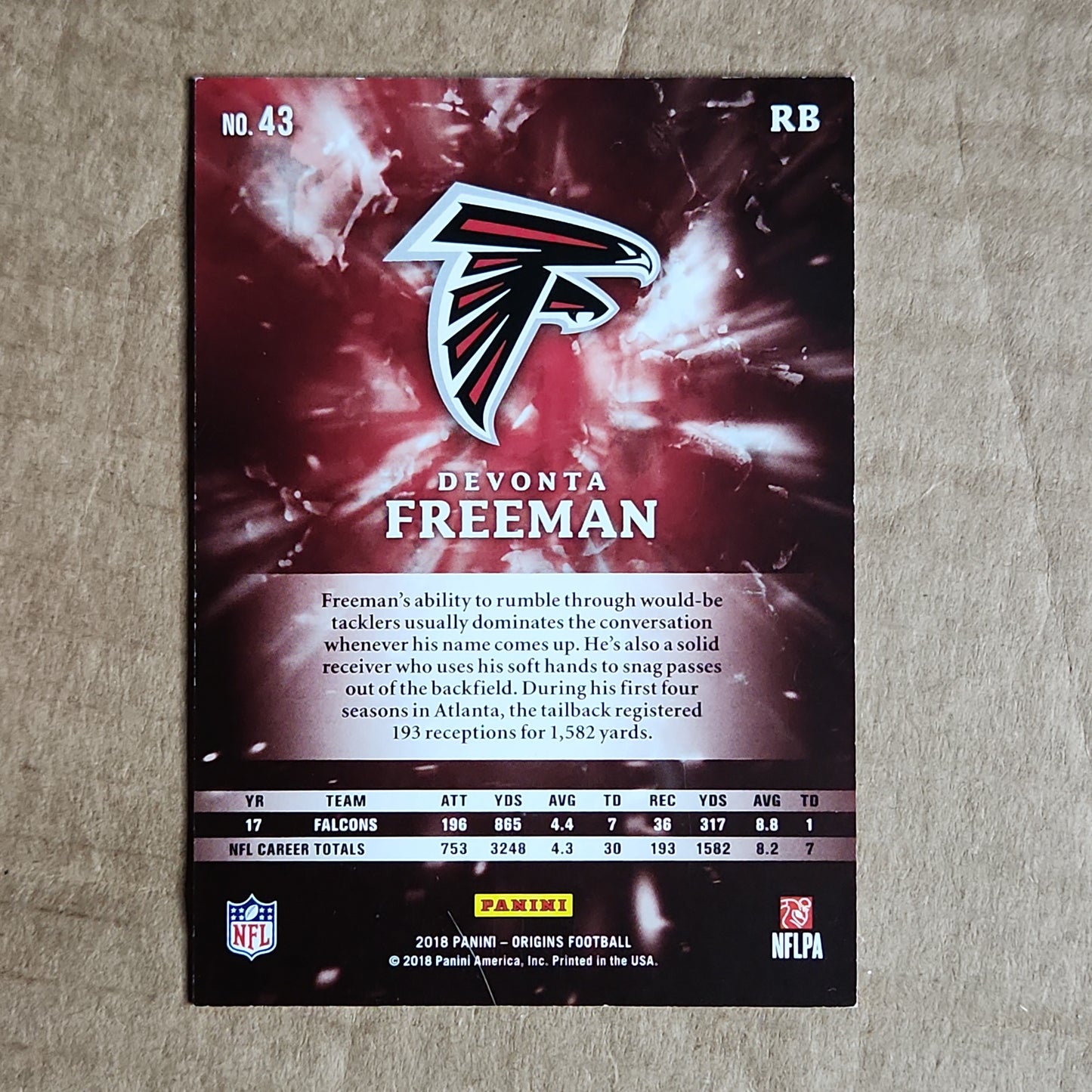 Origins Devonta Freeman 241/299