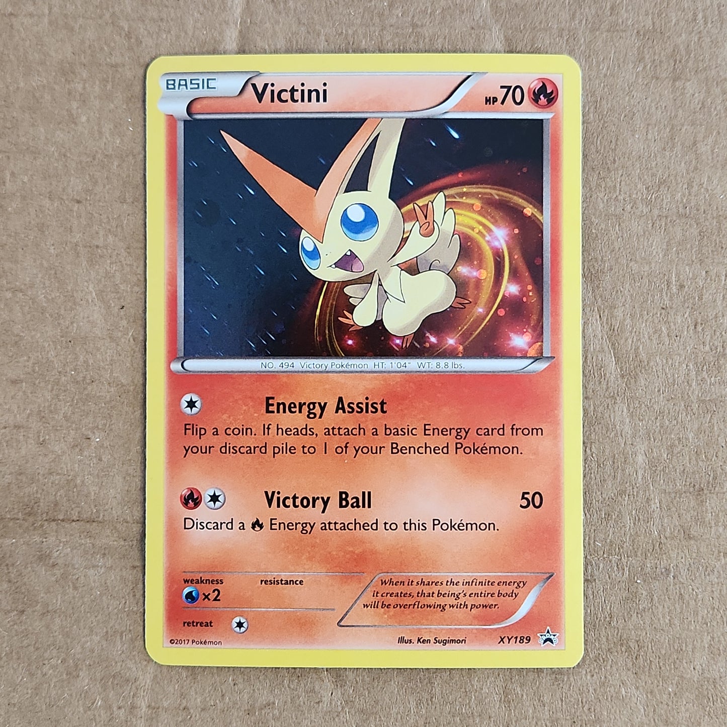 2017 Victini XY189 Holo 1