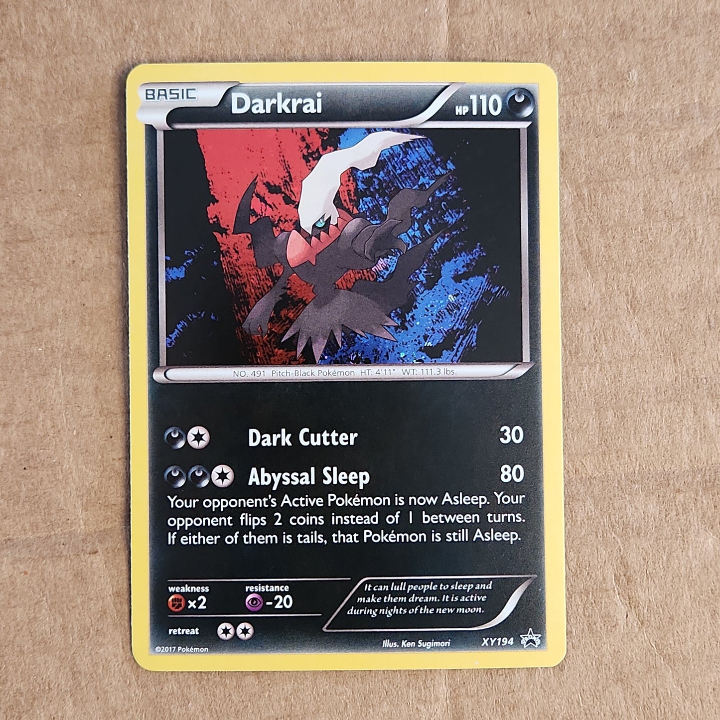 2017 Darkrai XY194 Holo 1