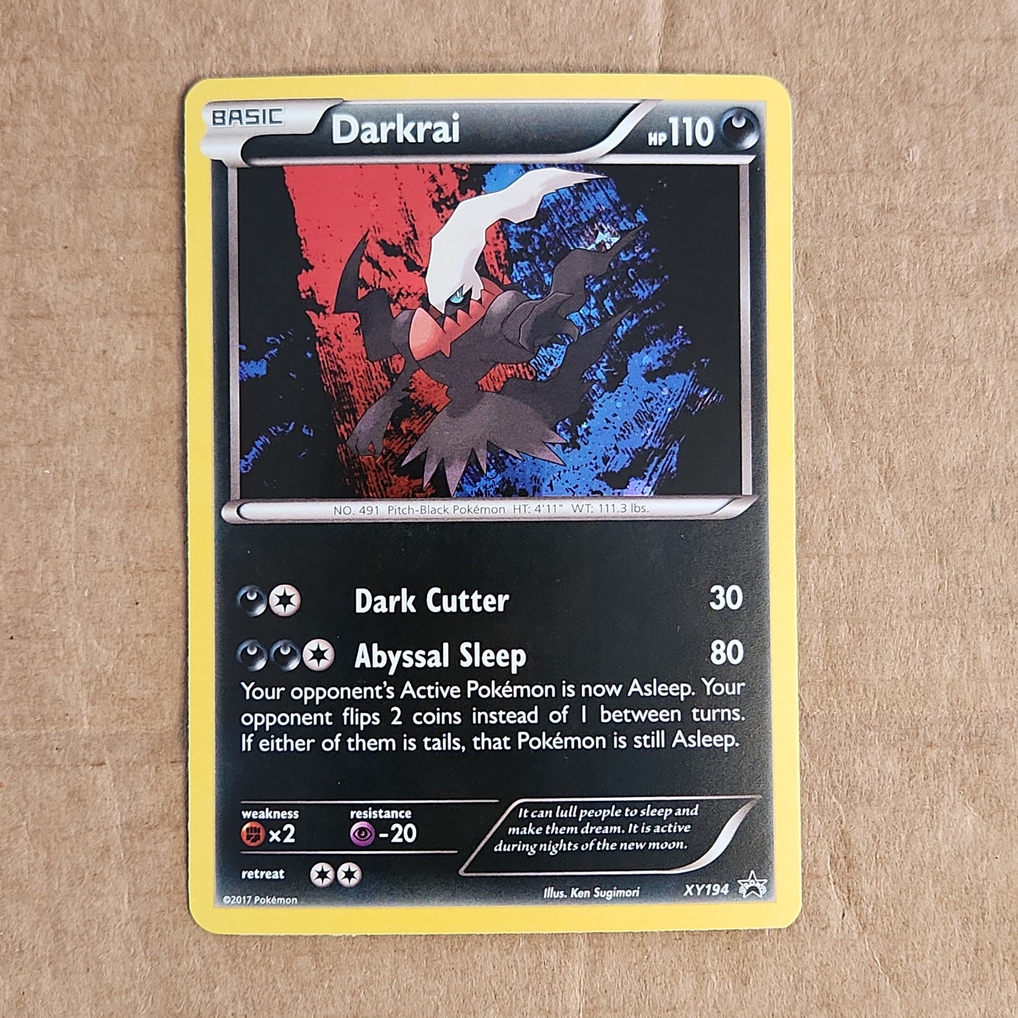 2017 Darkrai XY194 Holo 2