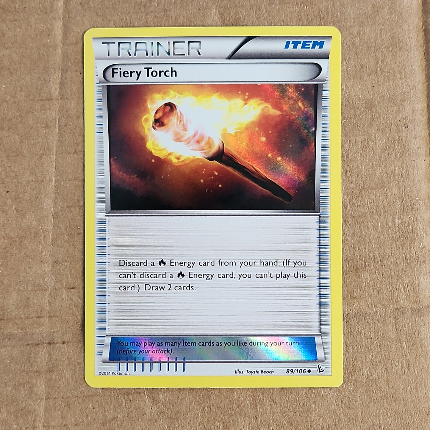 2014 Fiery Torch 89/106 Holo