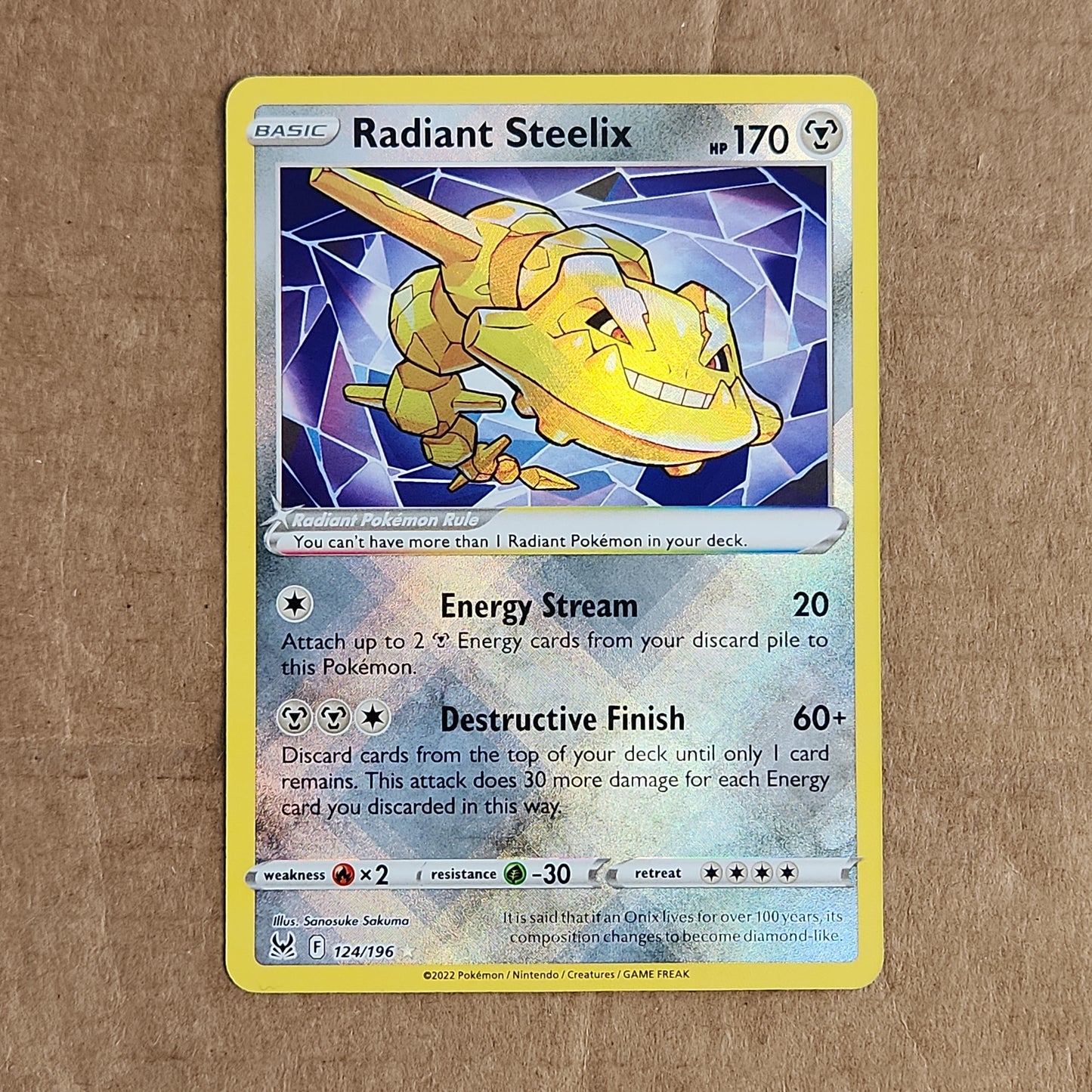 Radiant Steelix 124/196