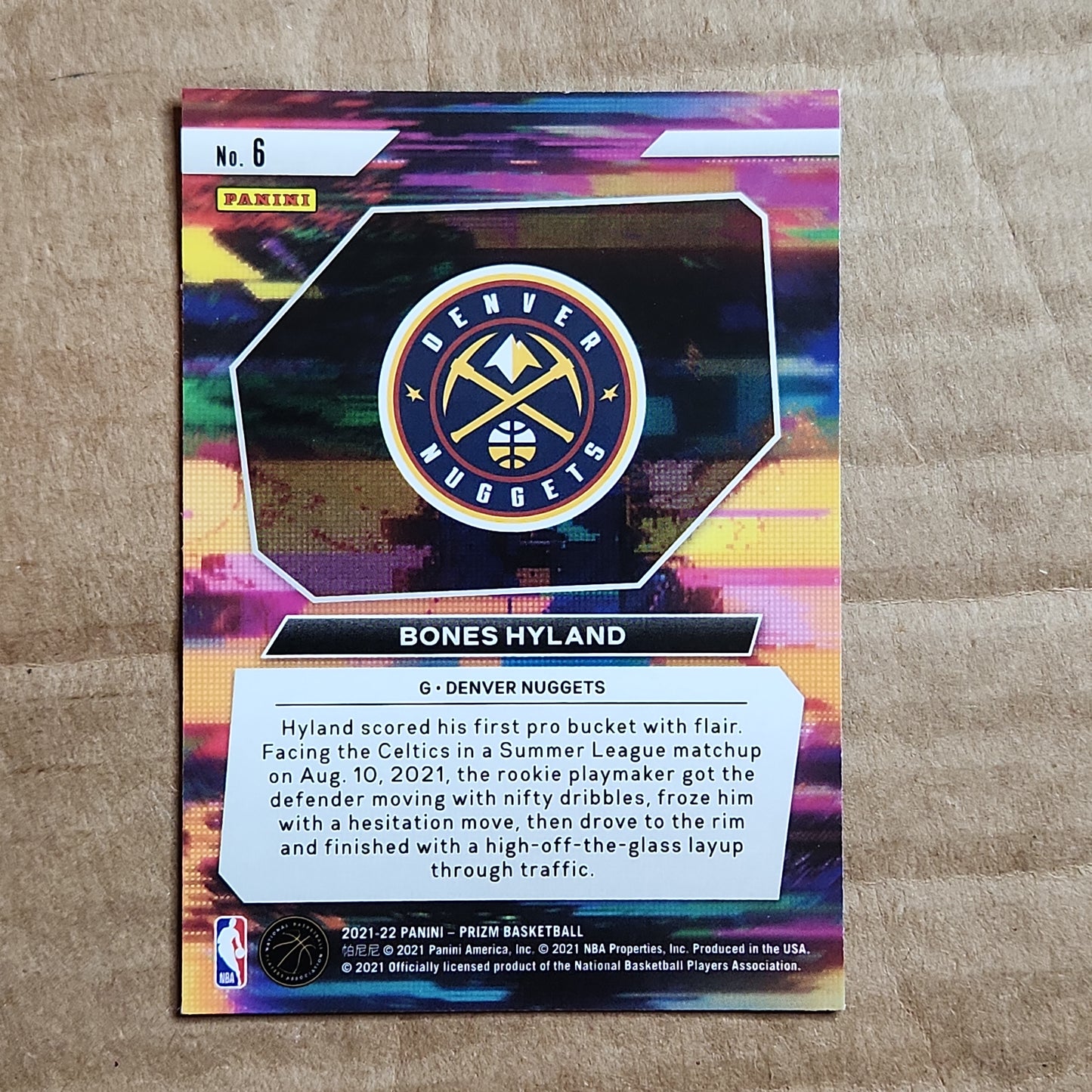 Bones Hyland Prizm Instant Impact RC