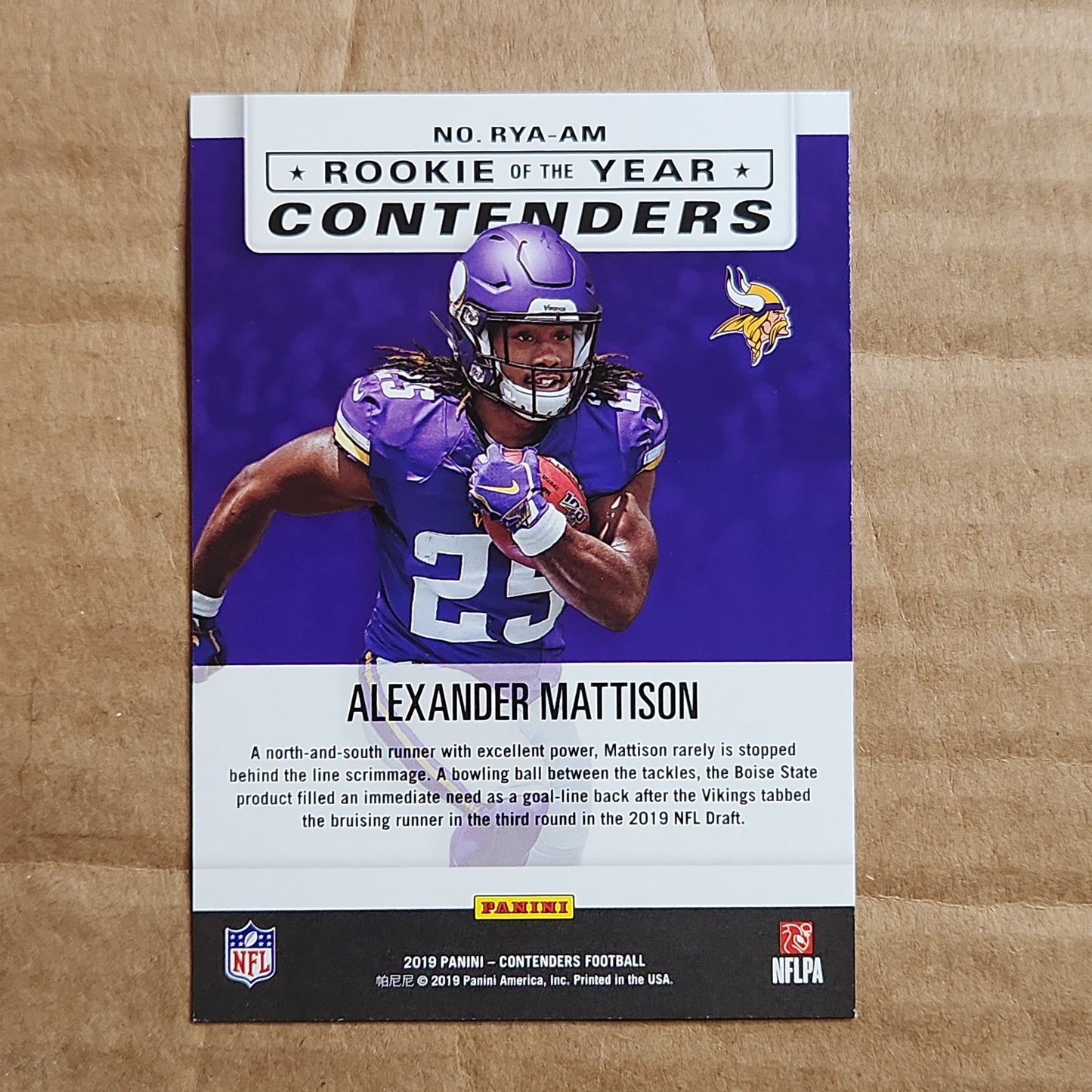 Alexander Mattison Contenders RC