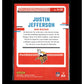 2023 Donruss #H-JJE Justin Jefferson Highlights Autographs #/25