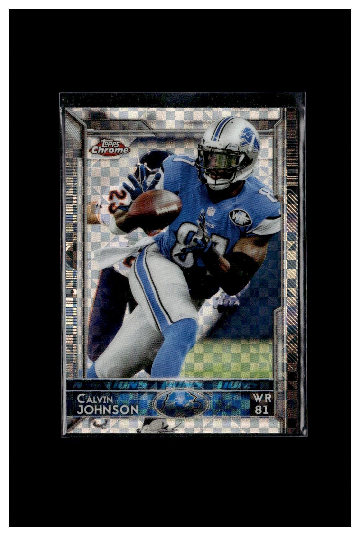 2015 Topps Chrome #5 Calvin Johnson Xfractors