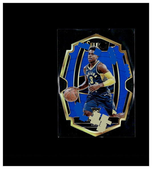2018-19 Panini Select #126 Aaron Holiday Blue Prizms Die Cut