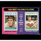 1975 Topps #202 1964 MVPs (Brooks Robinson / Ken Boyer)