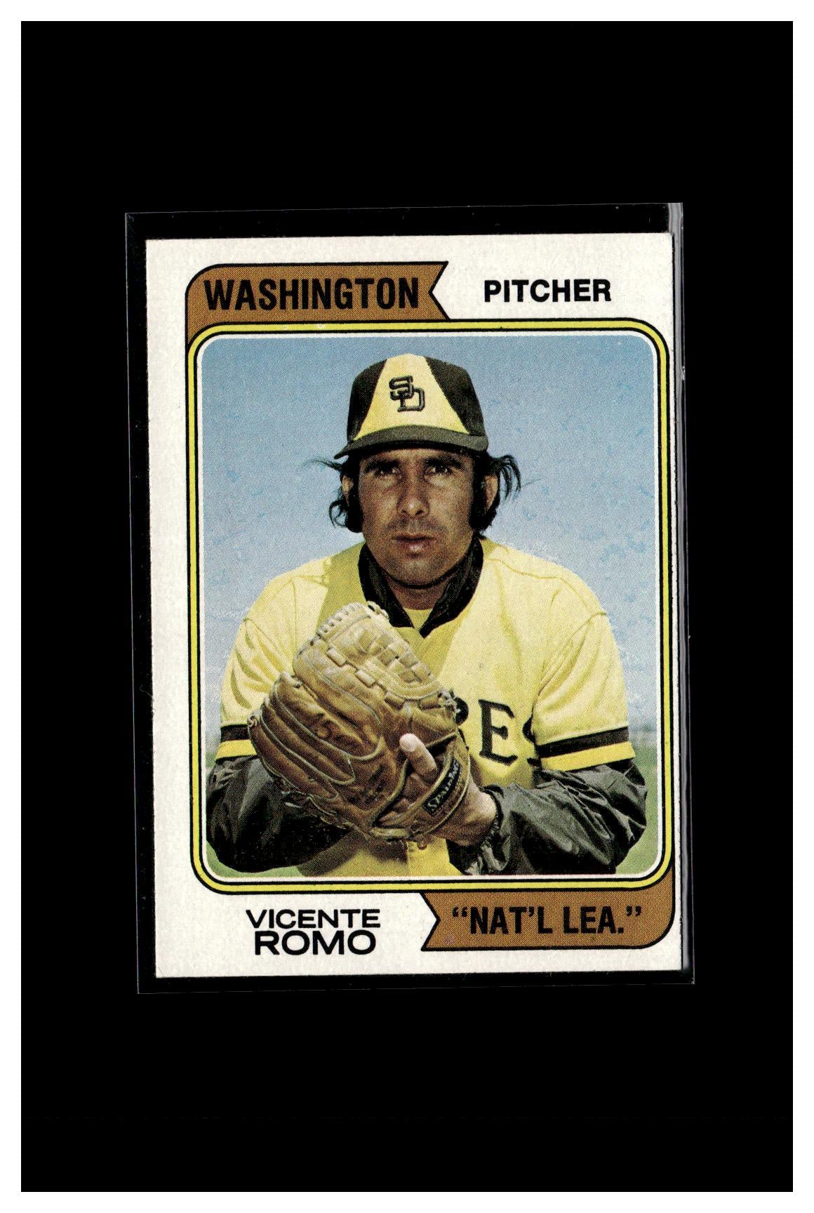 1974 Topps #197b Vicente Romo