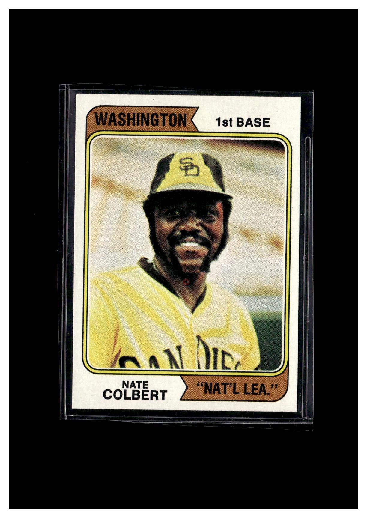 1974 Topps #125b Nate Colbert Washington