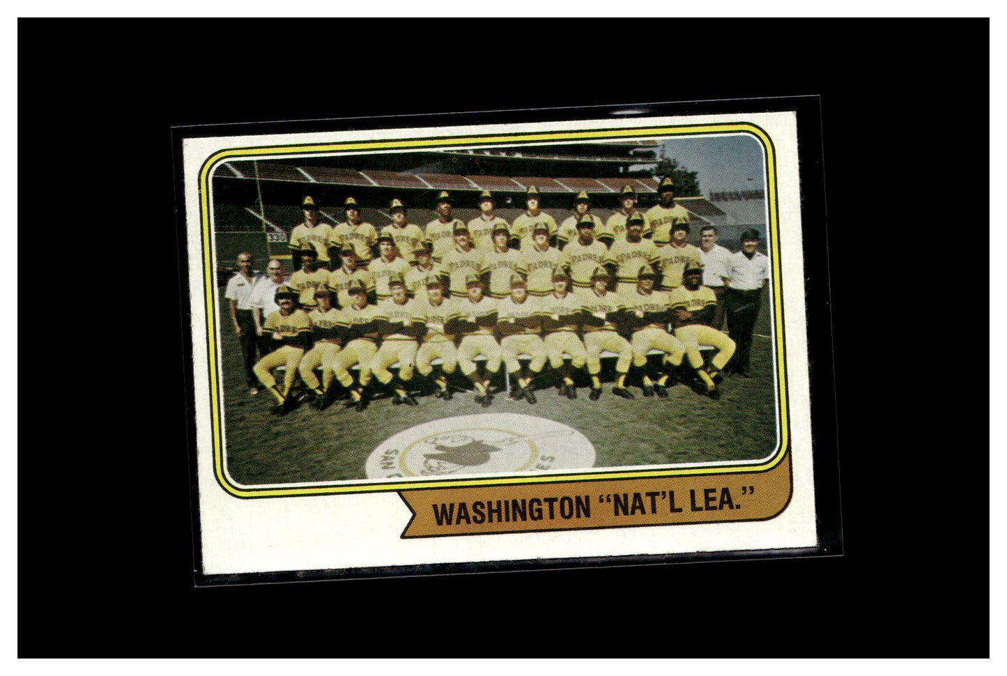 1974 Topps #226b Washington "Nat'l Lea.