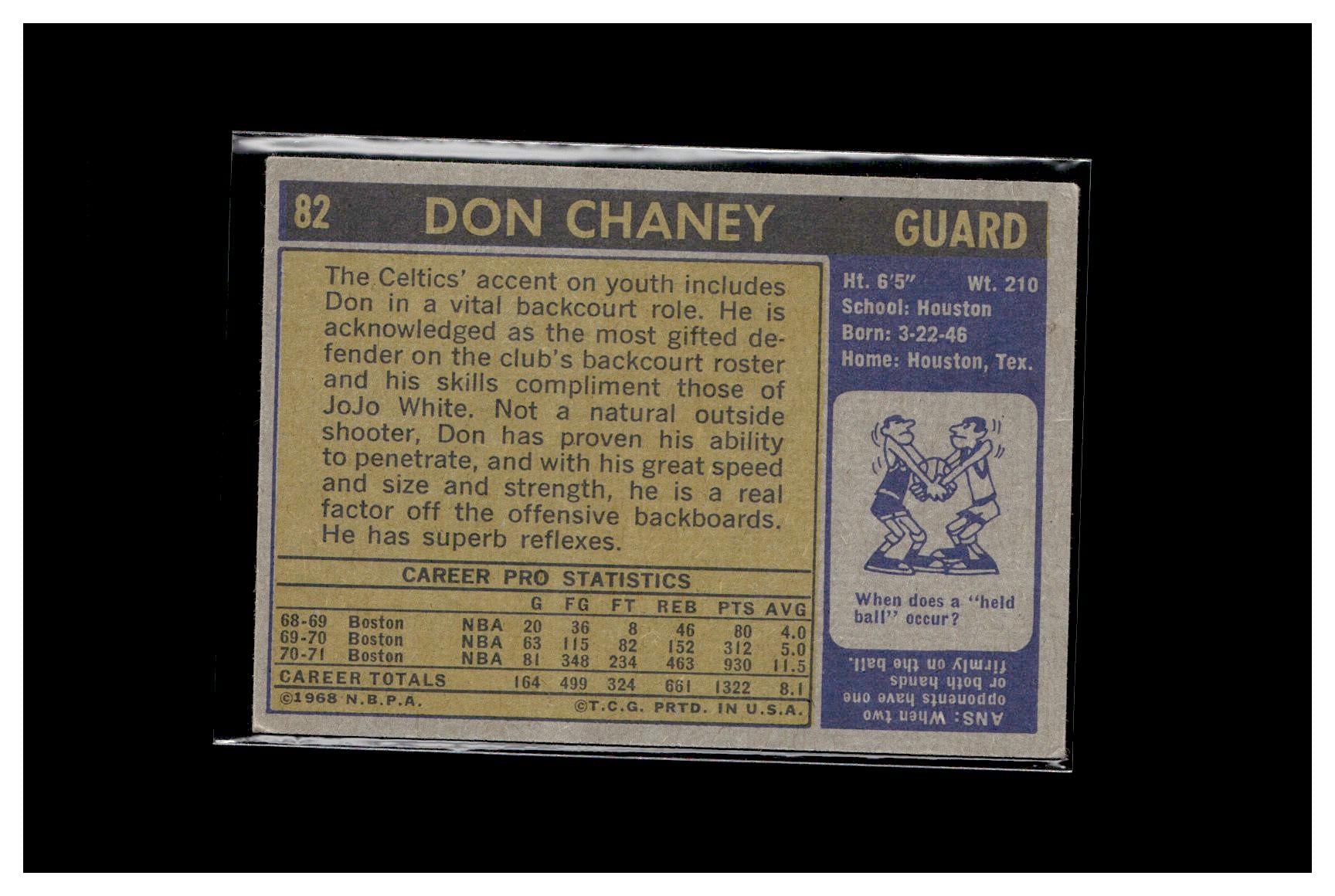 1971-72 Topps #82 Don Chaney