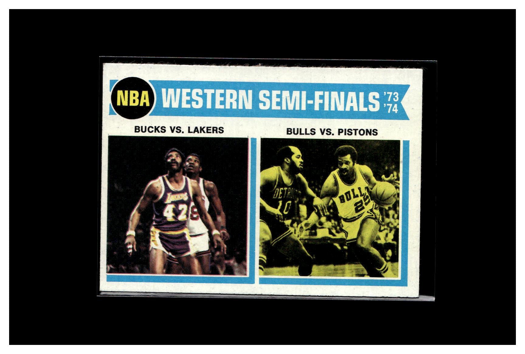 1974-75 Topps #162 NBA Western Semis