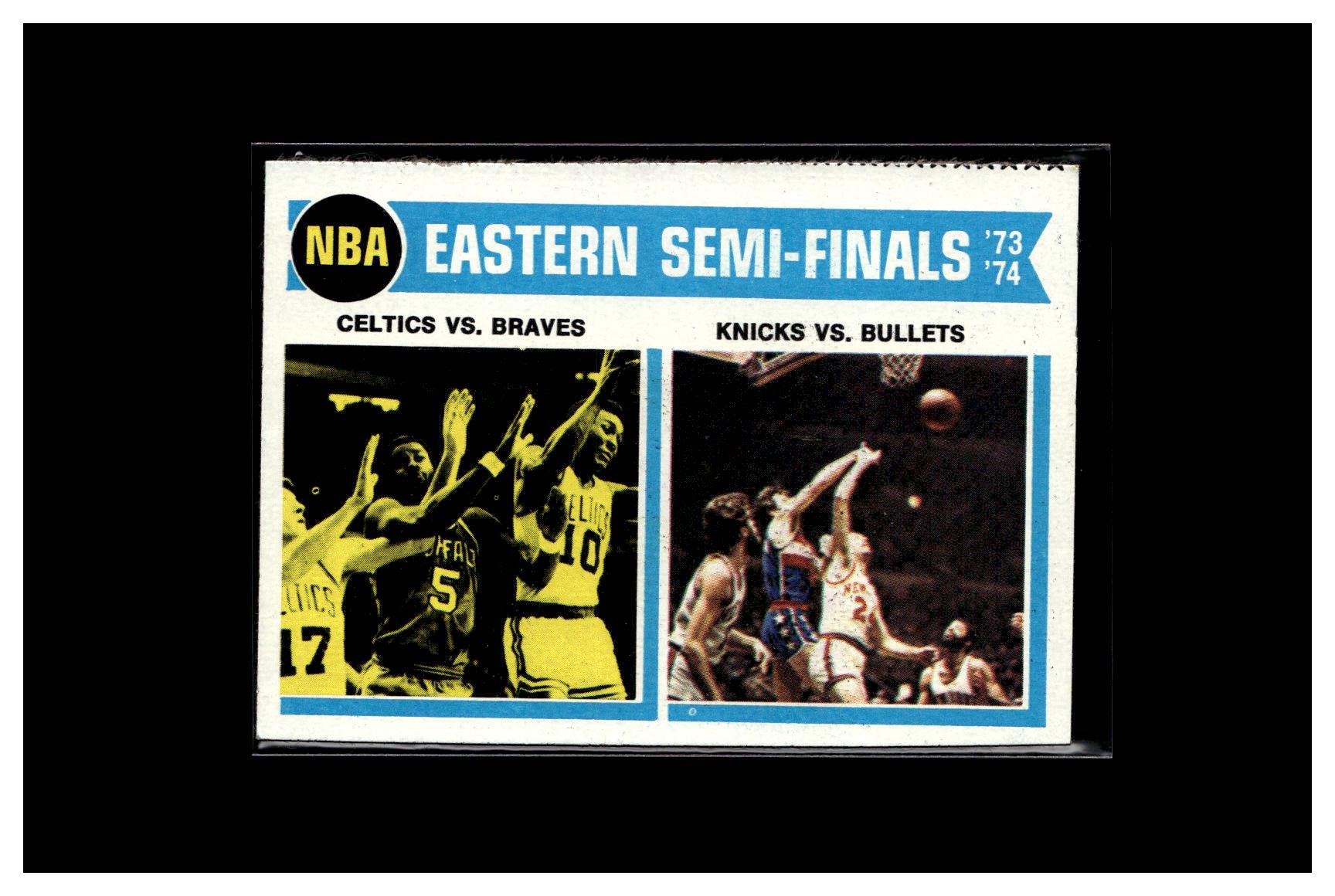 1974-75 Topps #161 NBA Eastern Semis