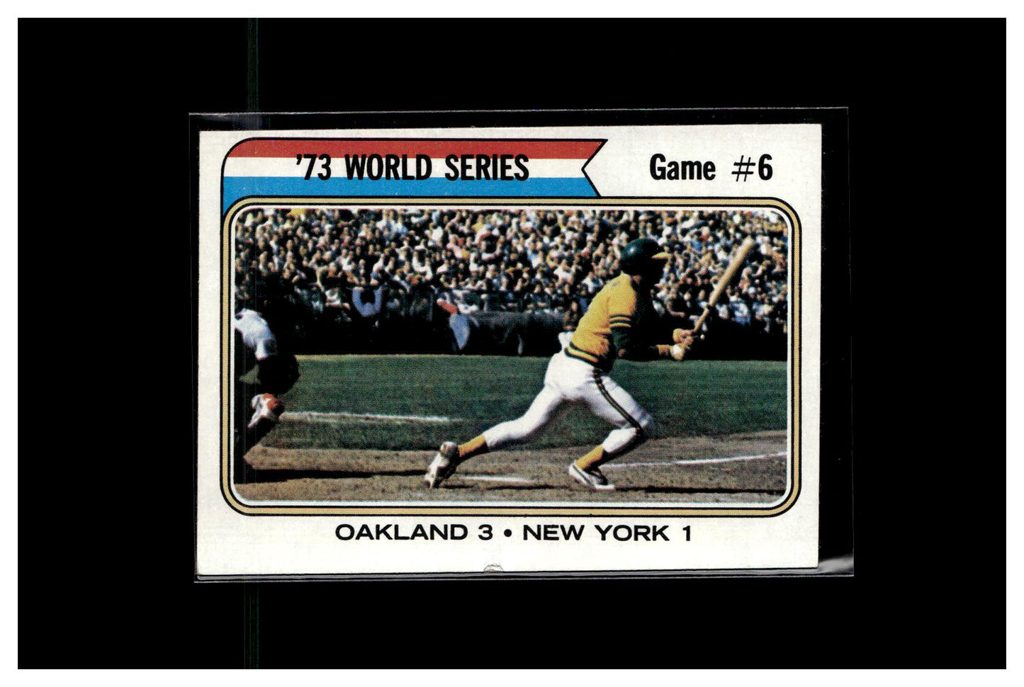 1974 O-Pee-Chee #477 '73 World Series Game #6