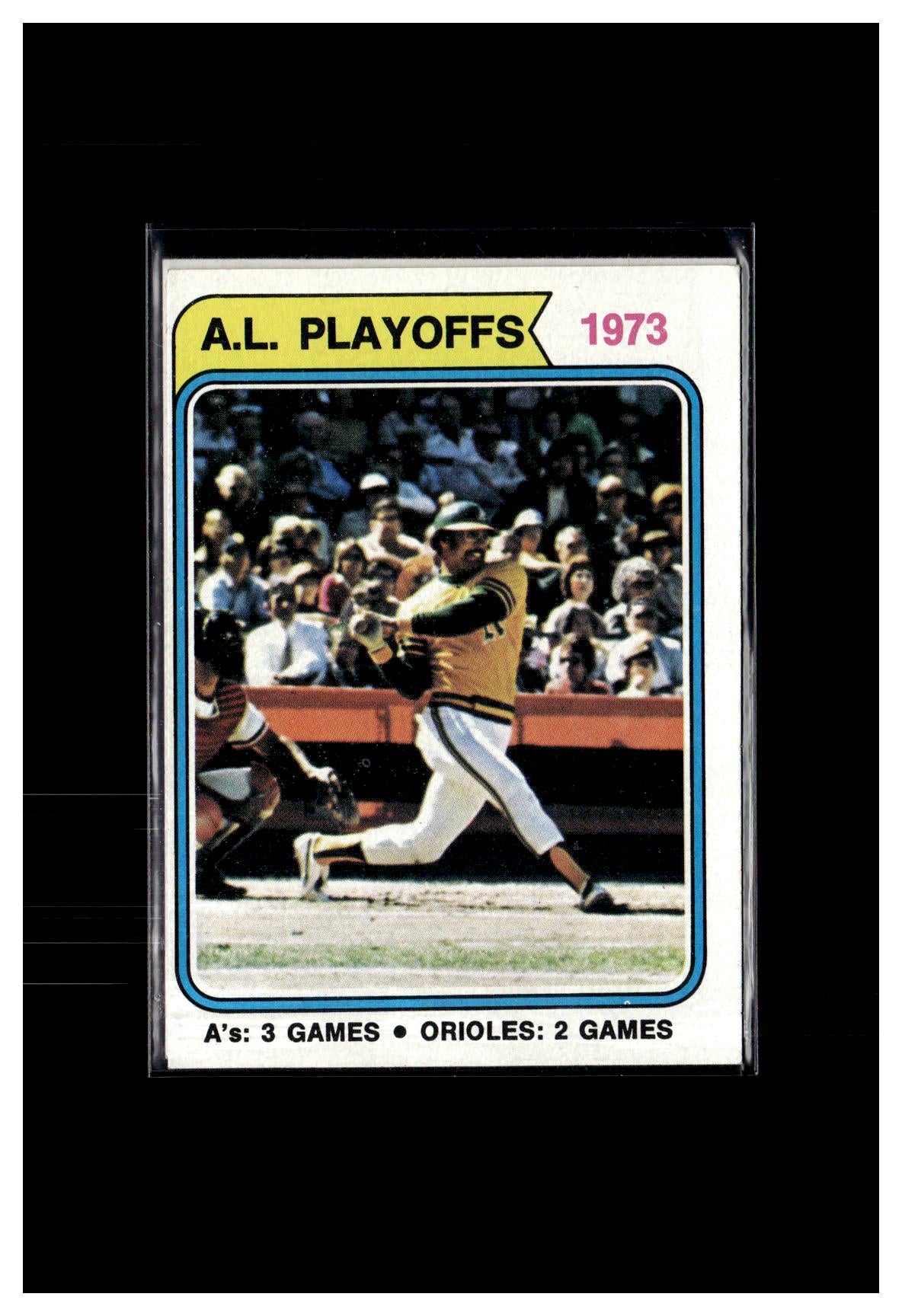 1974 Topps #470 1973 A.L. Playoffs