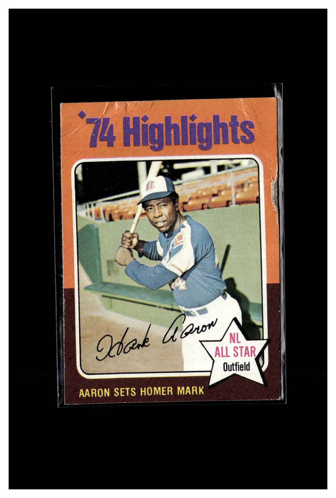 1975 Topps #1 Hank Aaron