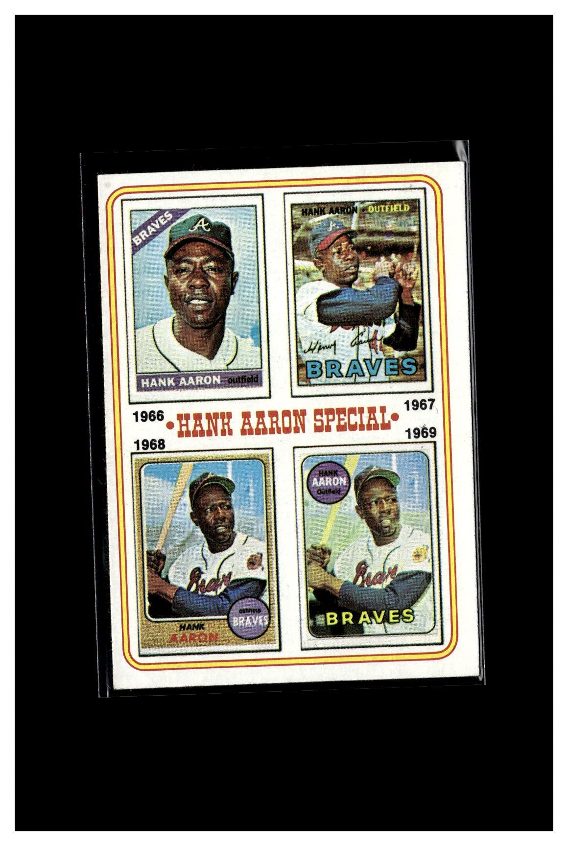 1974 Topps #5 Hank Aaron Special 1966-1969