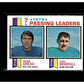 #3 1973 Topps #2 1972 NFL Passing Leaders (Norm Snead / Earl Morrall) A