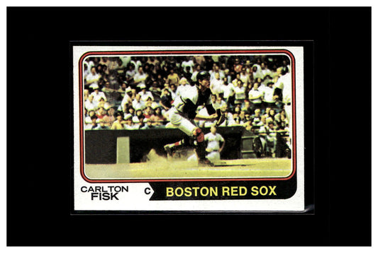 #3 1974 Topps #105 Carlton Fisk