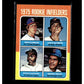 #3 1975 Topps #617 1975 Rookie Infielders (Mike Cubbage / Doug DeCinces / Reggie Sanders / Manny Trillo)