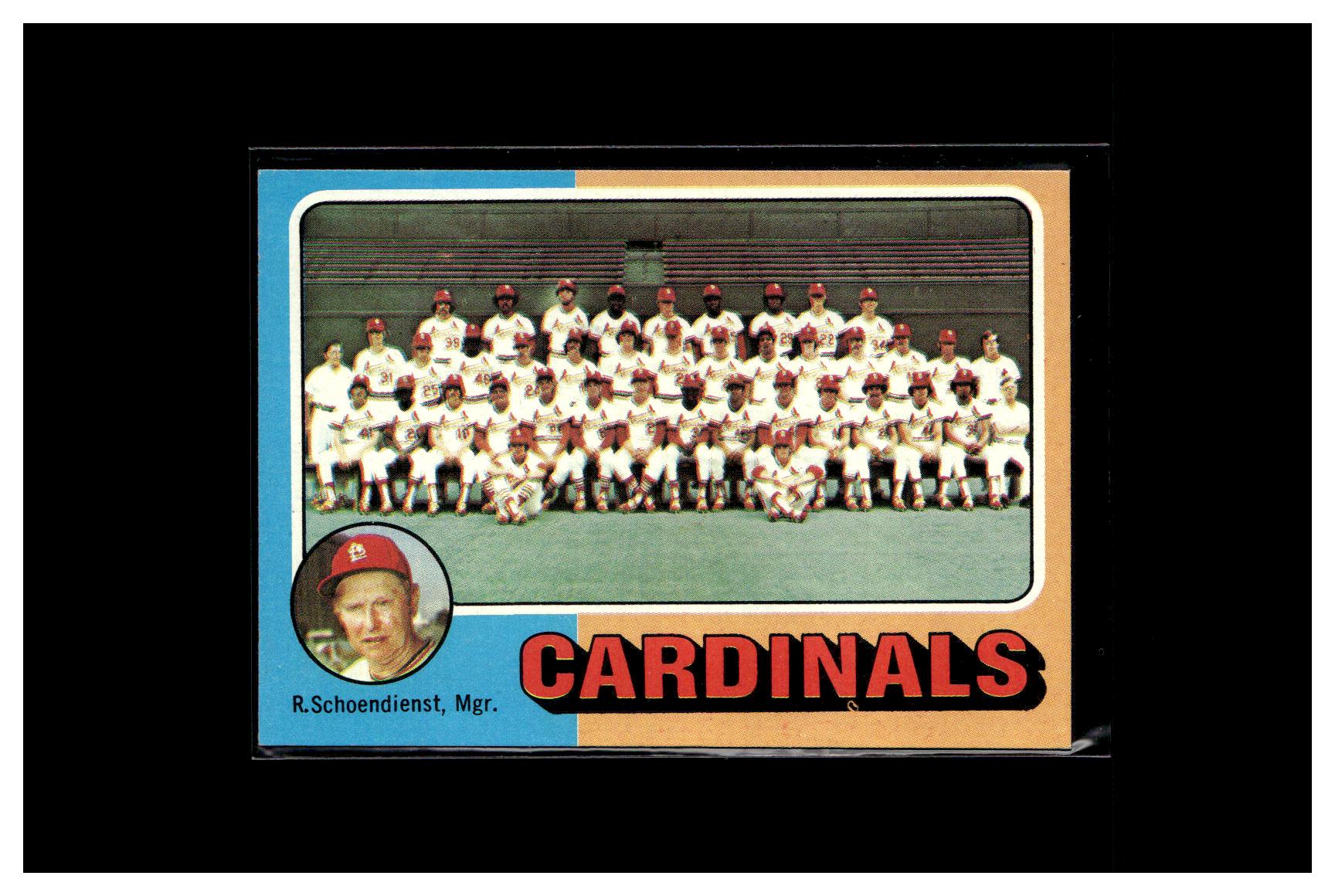 1975 Topps #246 St. Louis Cardinals / Red Schoendienst