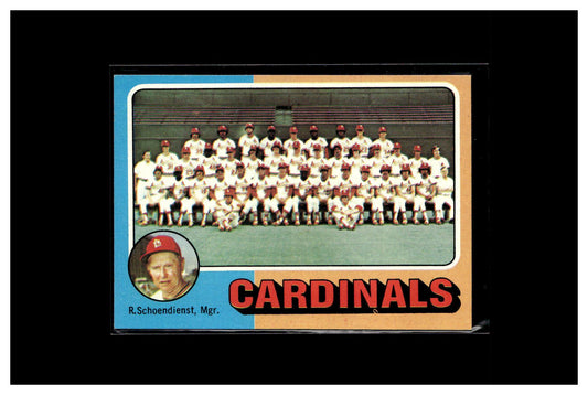 1975 Topps #246 St. Louis Cardinals / Red Schoendienst