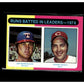 1975 Topps #308 1974 RBI Leaders (Jeff Burroughs / Johnny Bench)
