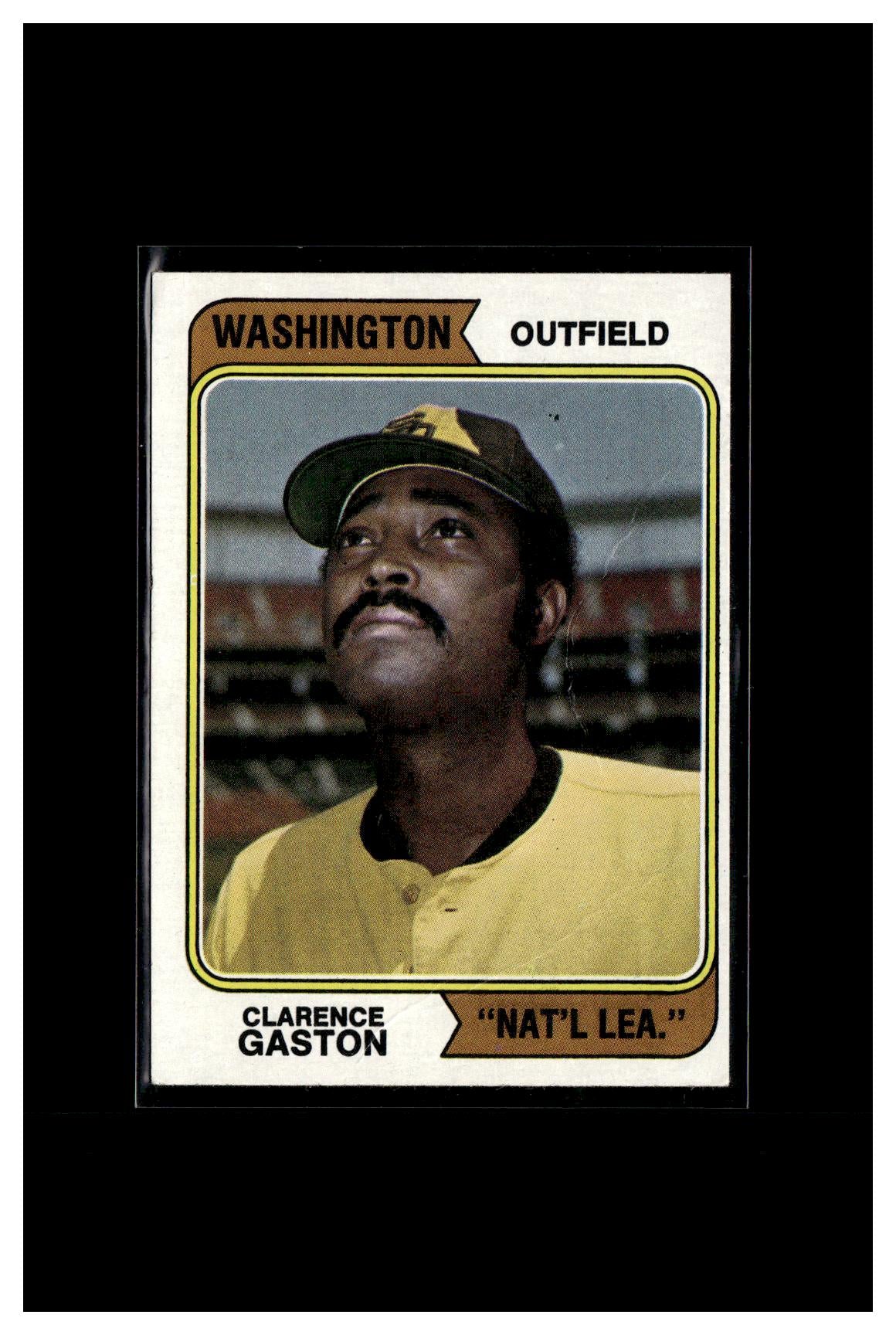 1974 Topps #364a Clarence Gaston