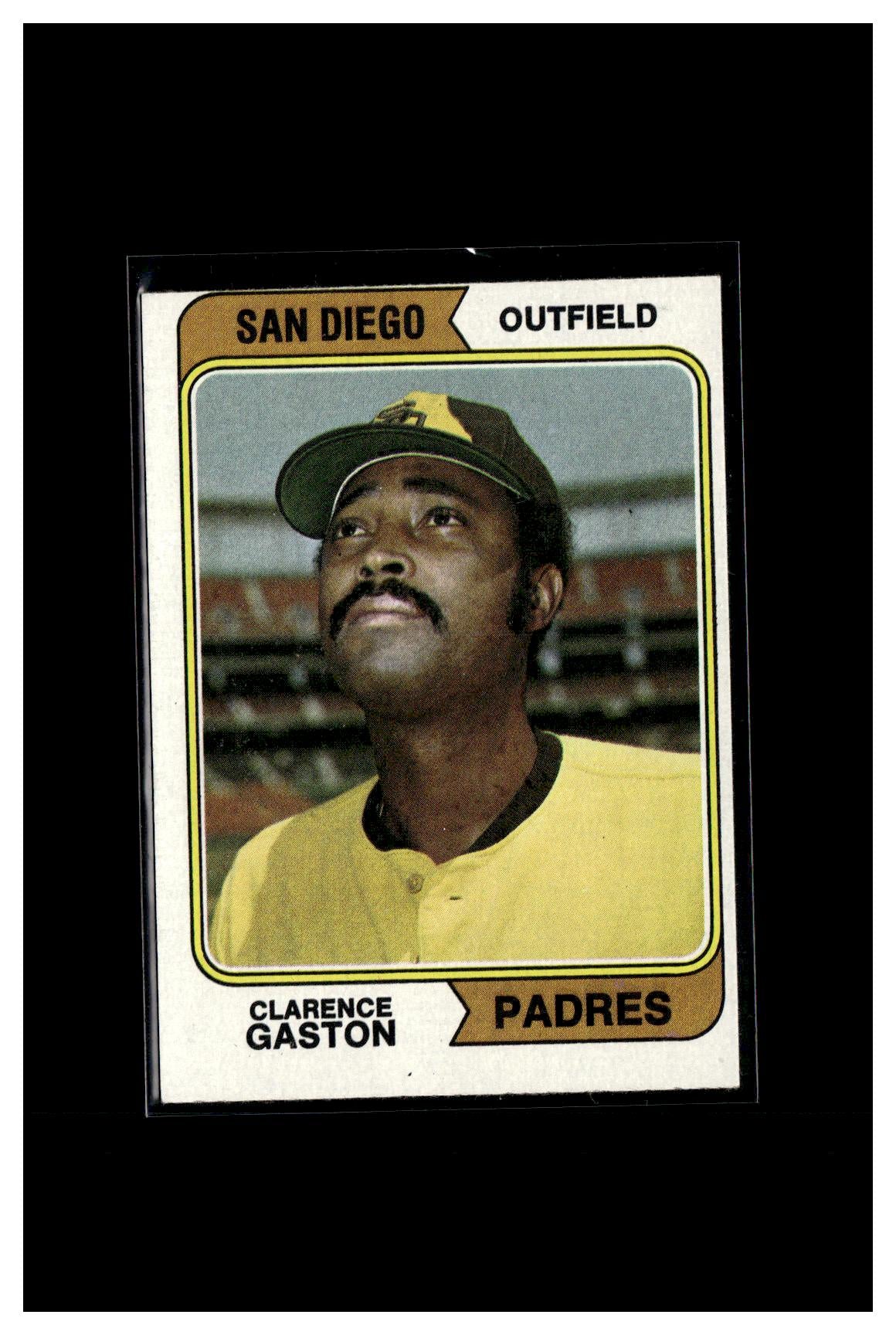 1974 Topps #364b Clarence Gaston Variation