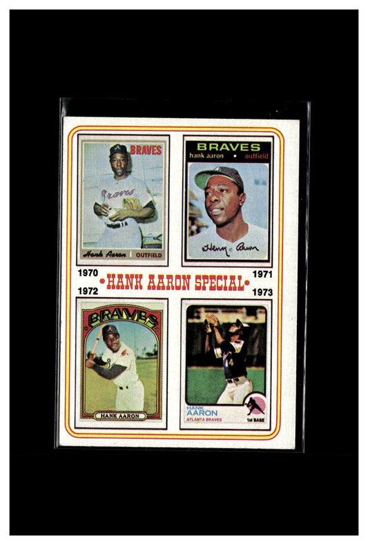 1974 Topps #6 Hank Aaron Special 1970-1973