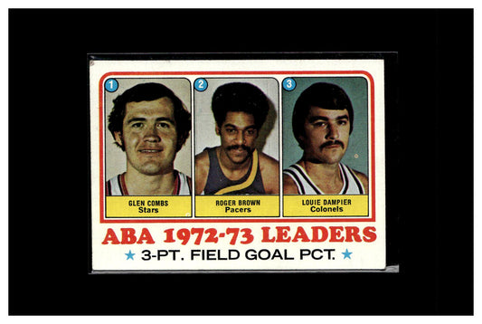 1973-74 Topps #236 Glen Combs / Roger Brown / Louie Dampier