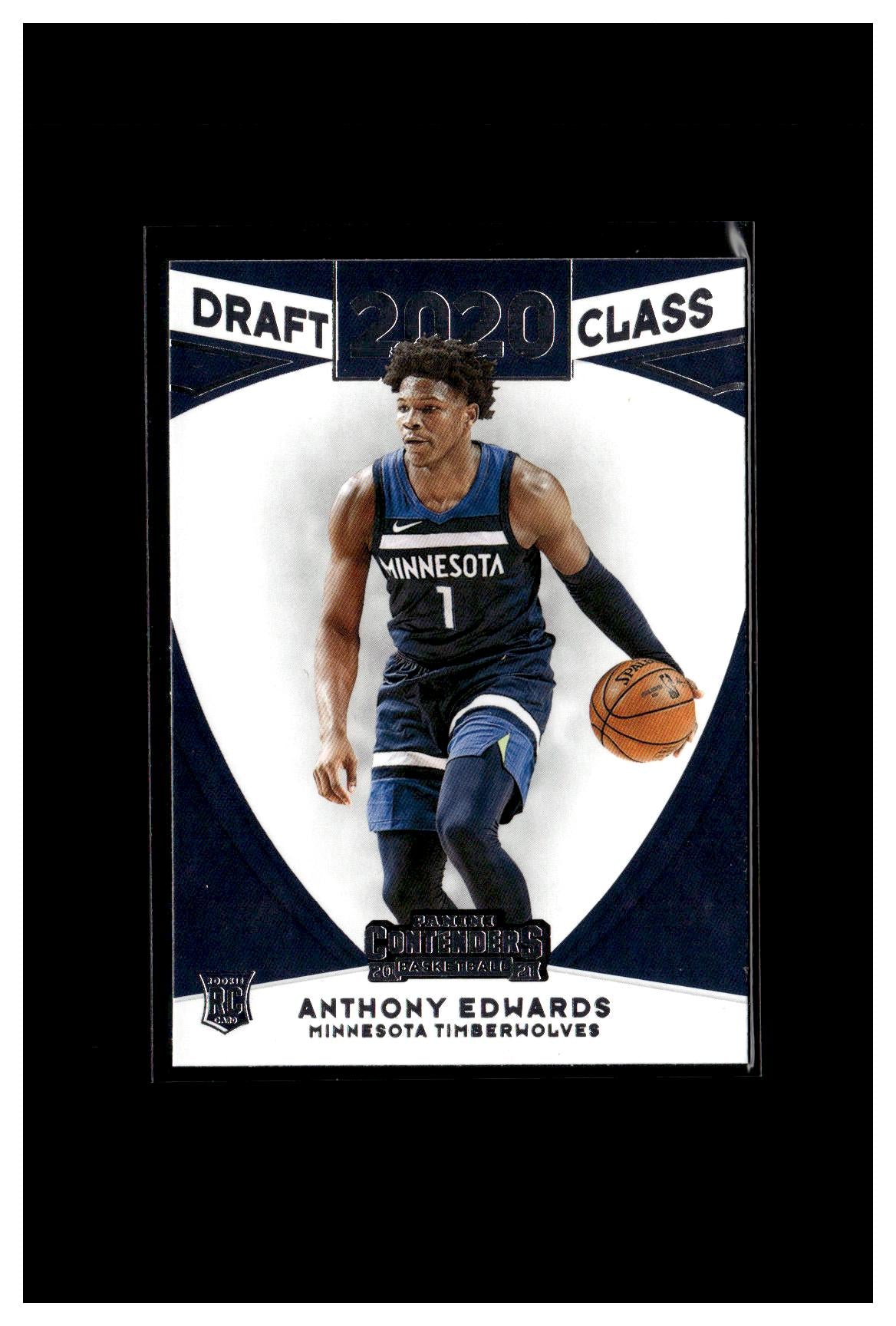 2020-21 Panini Contenders #5 Anthony Edwards 2020 Draft Class Contenders