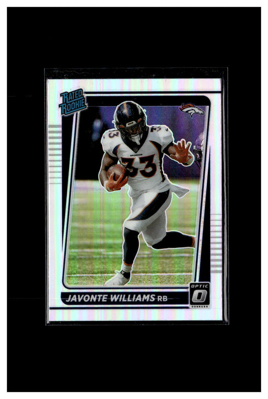 2021 Panini Playoff #215 Javonte Williams Base Plus Silver