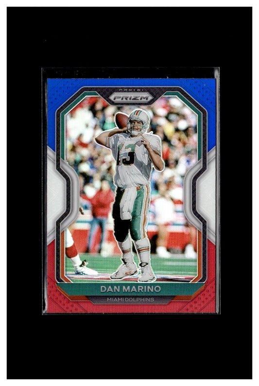 2020 Panini Prizm #18 Dan Marino Prizm Red White and Blue