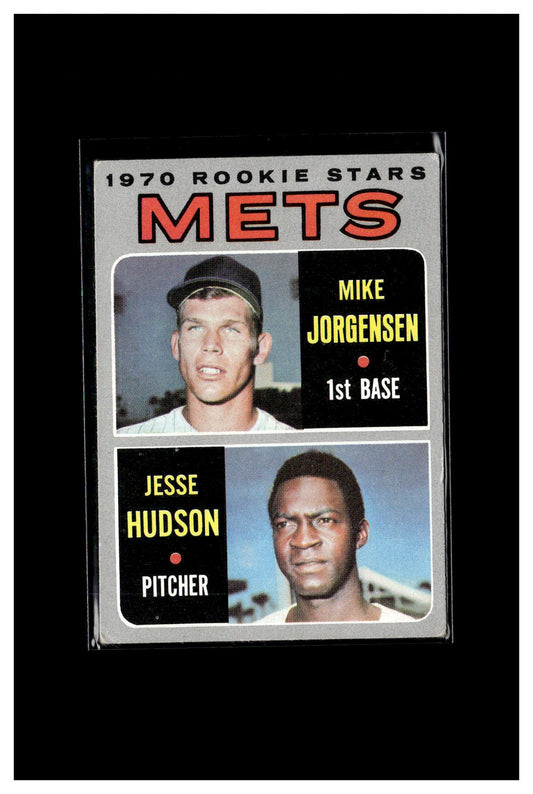 1970 Topps #348 Mets 1970 Rookie Stars (Mike Jorgensen / Jesse Hudson) 1