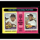 1975 Topps #203 1965 MVPs (Zoilo Versalles / Willie Mays) #4
