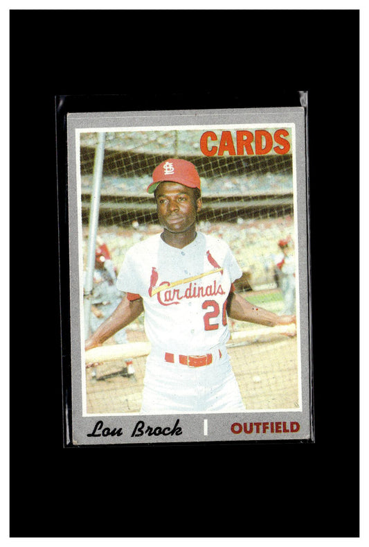 1970 Topps #330 Lou Brock #4