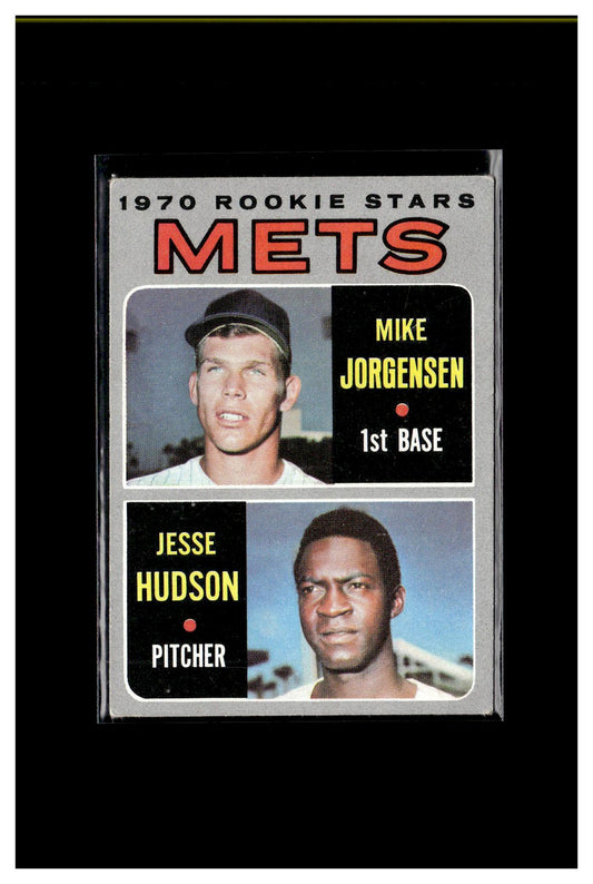 1970 Topps #348 Mets 1970 Rookie Stars (Mike Jorgensen / Jesse Hudson) Z