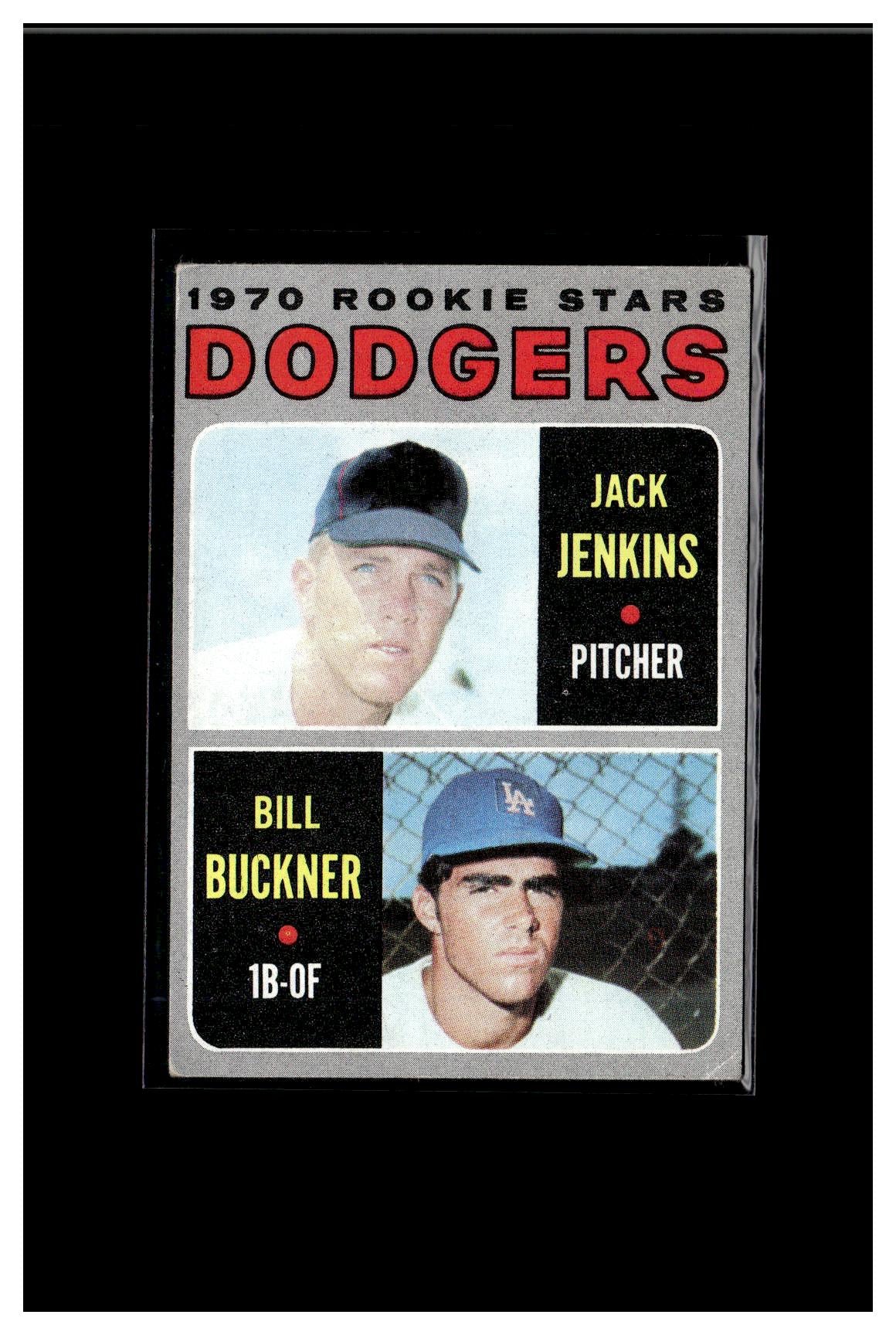 1970 Topps #286 Dodgers 1970 Rookie Stars (Jack Jenkins / Bill Buckner)2