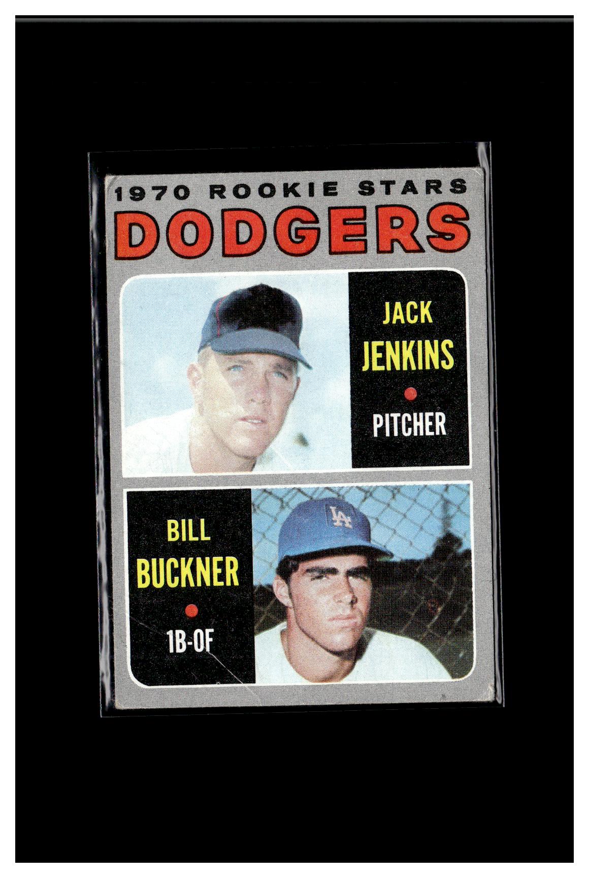 1970 Topps #286 Dodgers 1970 Rookie Stars (Jack Jenkins / Bill Buckner) 3