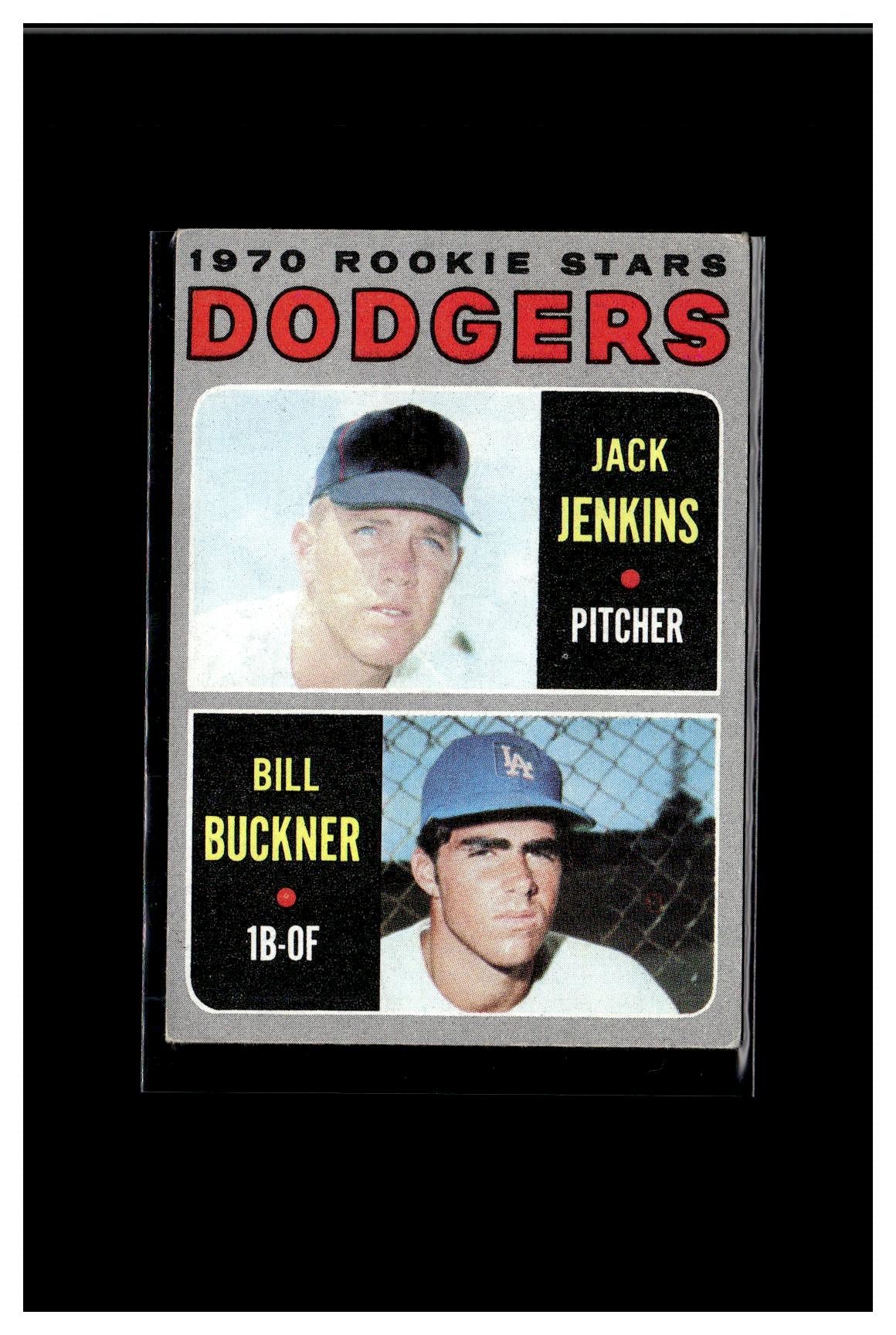 1970 Topps #286 Dodgers 1970 Rookie Stars (Jack Jenkins / Bill Buckner) 4